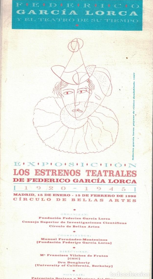 Libri di seconda mano: FEDERICO GARC&Iacute;A LORCA Y EL TEATRO DE SU TIEMPO. 1920 &ndash; 1945. Cat&aacute;logo. - Garc&iacute;a Lorca. Federico,