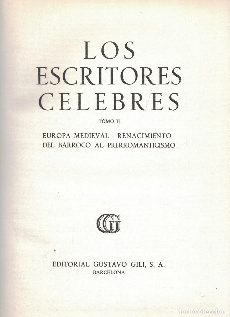 Libri di seconda mano: LOS ESCRITORES C&Eacute;LEBRES. 3 Tomos. - AA.VV.