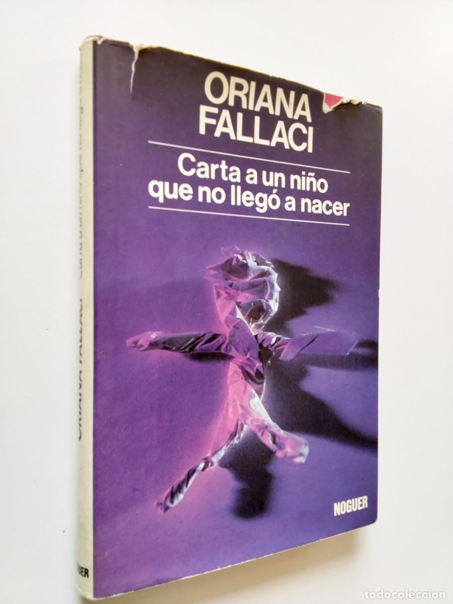 books: Oriana Fallaci - Carta a un ni&ntilde;o que nunca naci&oacute;