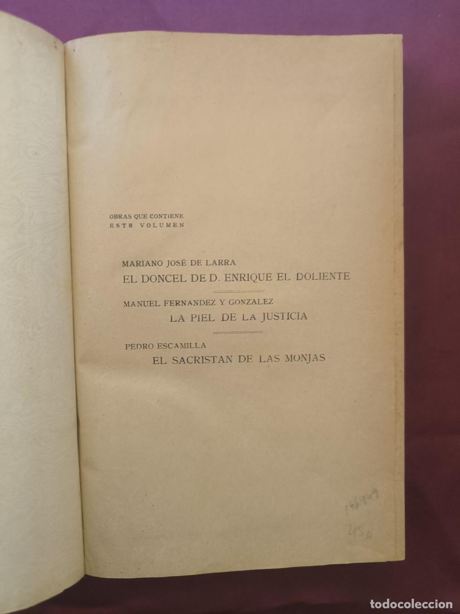 Libros: La Novela de Hoy: El doncel de D. Enrique el Doliente La piel de la justicia Sacrist&aacute;n de las