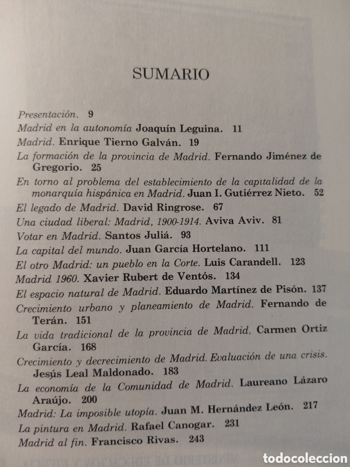 Libros: Revista de Occidente : Madrid villa y Comunidad 1983 - Foto 3