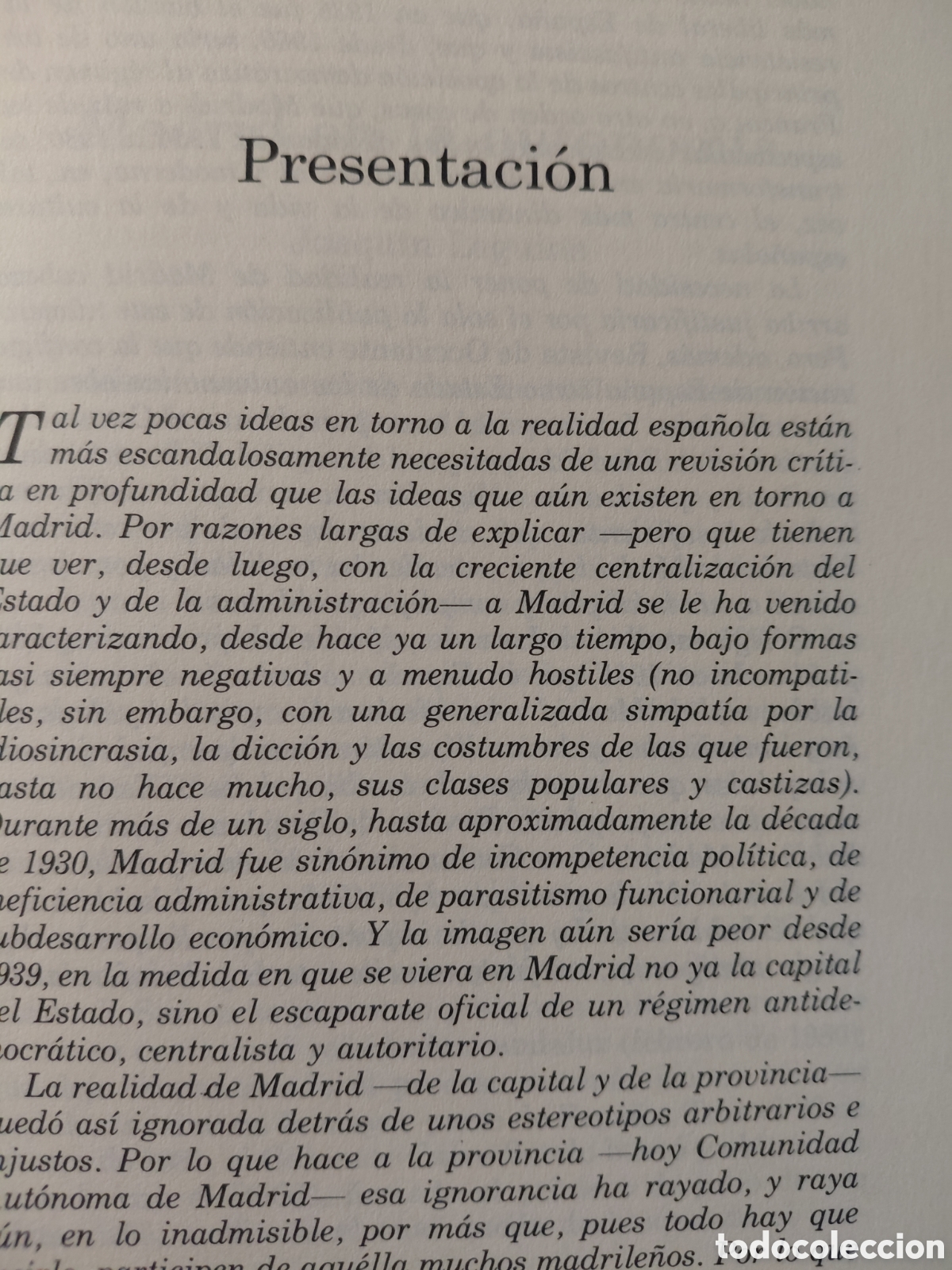 Libros: Revista de Occidente : Madrid villa y Comunidad 1983 - Foto 4