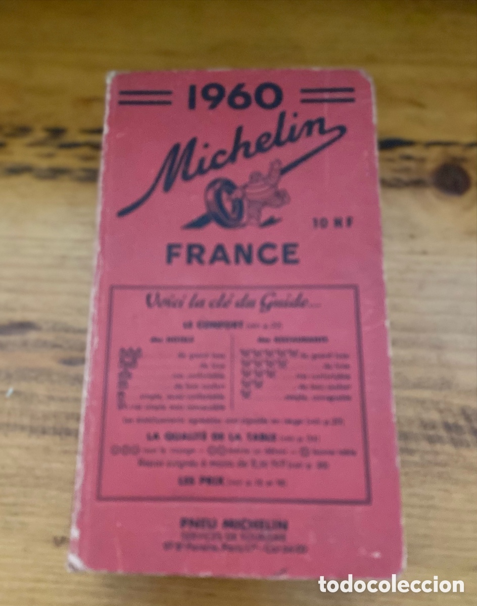 Libros: Guia Michelin a&ntilde;o 1960 France