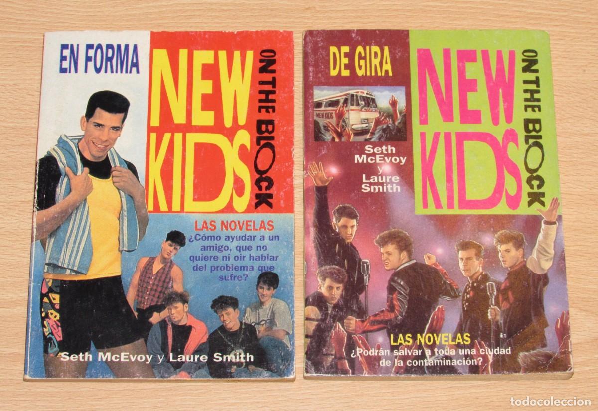 B&uuml;cher: Lote 2 New kids on the block En forma y De gira MC ediciones 1991 Las novelas S. McEvoy y L. Smith