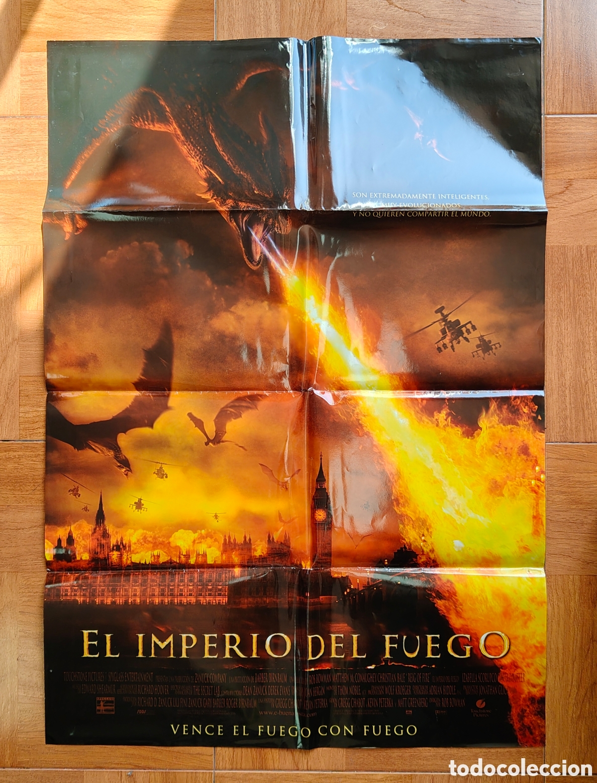 Livres: P&oacute;ster Cine El Imperio del Fuego � 98 x 68 cm - VV. AA.