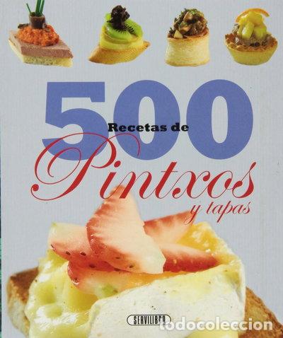 books: 500 recetas de pintxos y tapas- 9788479718503