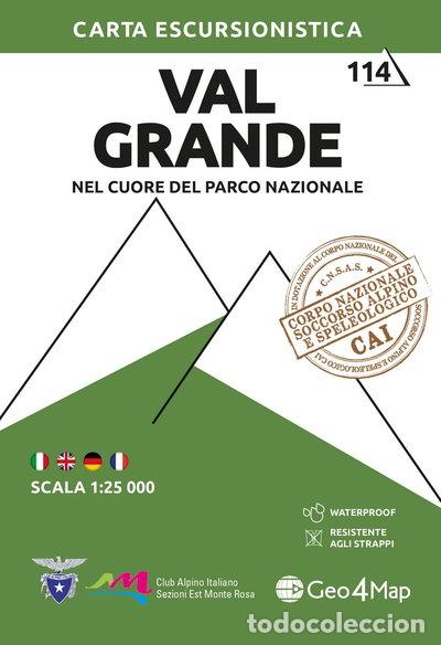 Libros: Val Grande. Nel cuore del Parco Nazionale 1:25.000- 9788899606954