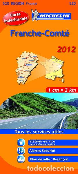 Livres: Carte Routi&egrave;re 520 Franche-Comt&eacute; 2012- 9782067169531
