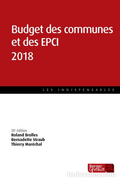 Libros: Budget des communes et des EPCI 2018- 9782701319674