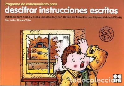 Libros: Programa de entrenamiento para descifrar instrucciones escritas- 9788478693603