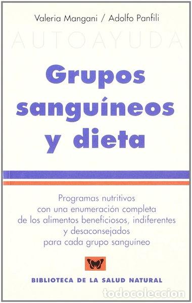 Libros: Grupos sangu&iacute;neos y dieta- 9788496194335