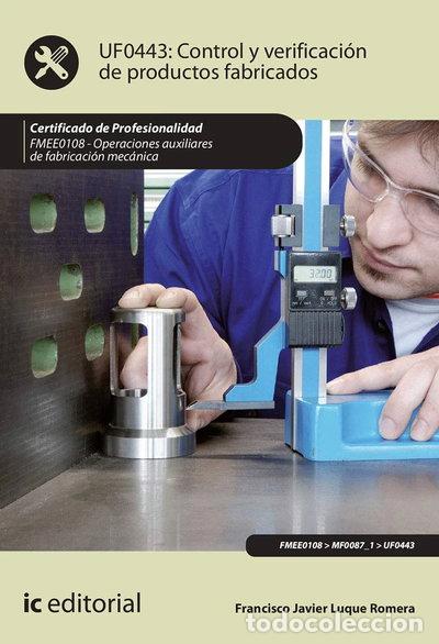 Livres: Control y verificaci&oacute;n de productos fabricados- 9788491984368