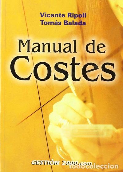 Libri di seconda mano: Manual de costes- 9788480889308