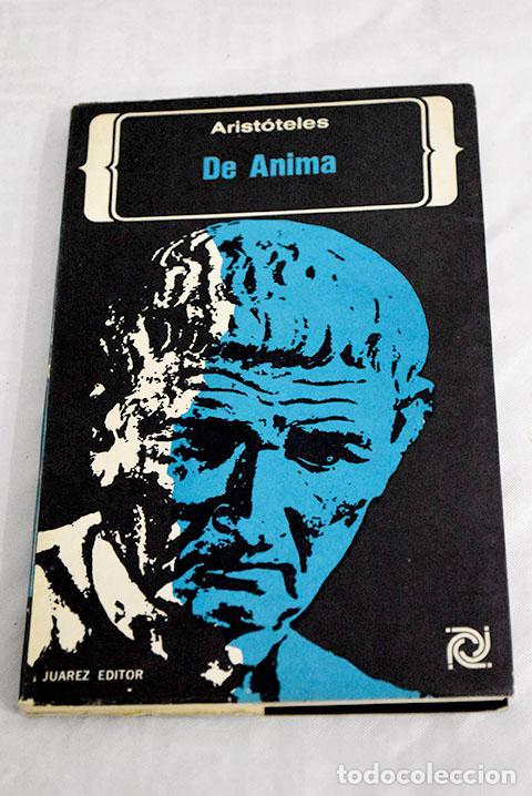 Libros: De anima: Arist&oacute;teles.- Arist&oacute;teles