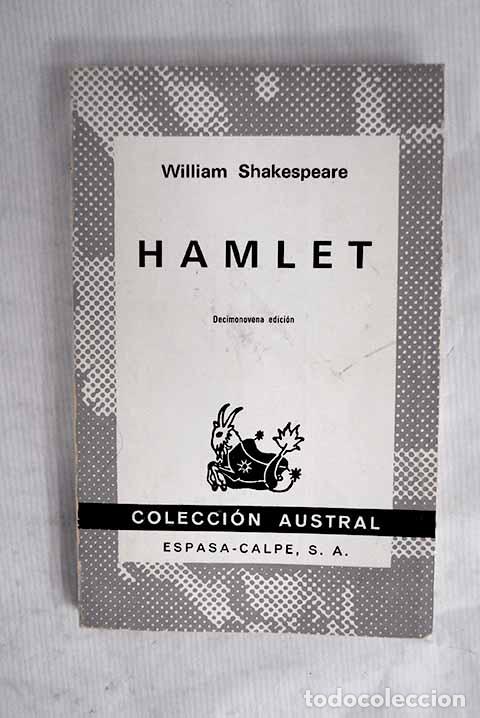 Libros: Hamlet, Pr&iacute;ncipe de Dinamarca.- Shakespeare, William