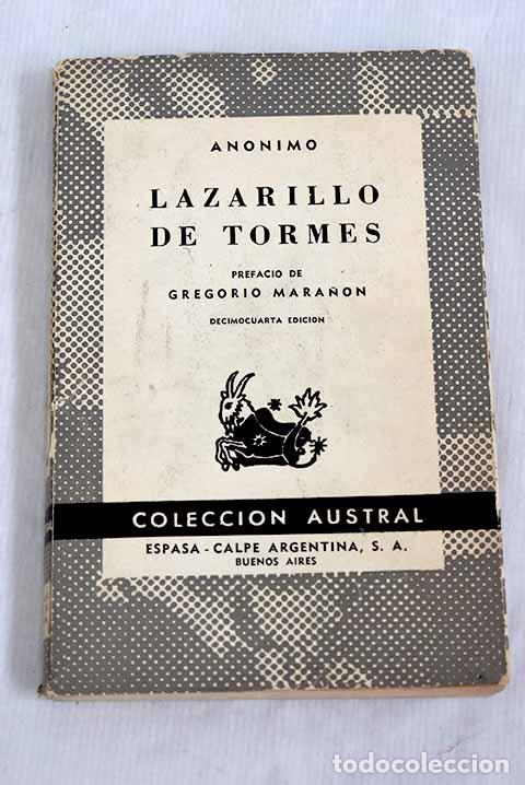 Libros: Lazarillo de Tormes: