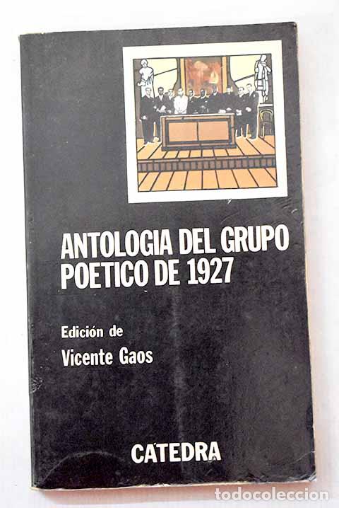 Libros: Antologia del grupo po&eacute;tico de 1927