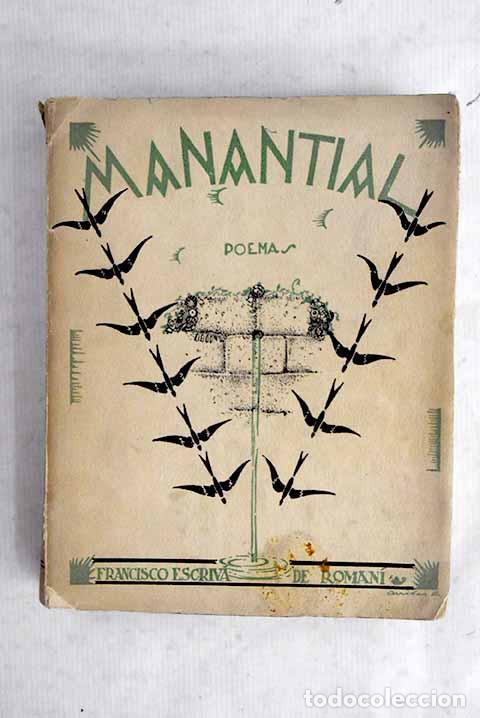 Livros em segunda m&atilde;o: Manantial: Escriv&aacute; de Roman&iacute; y Roca de Togores, Francisco