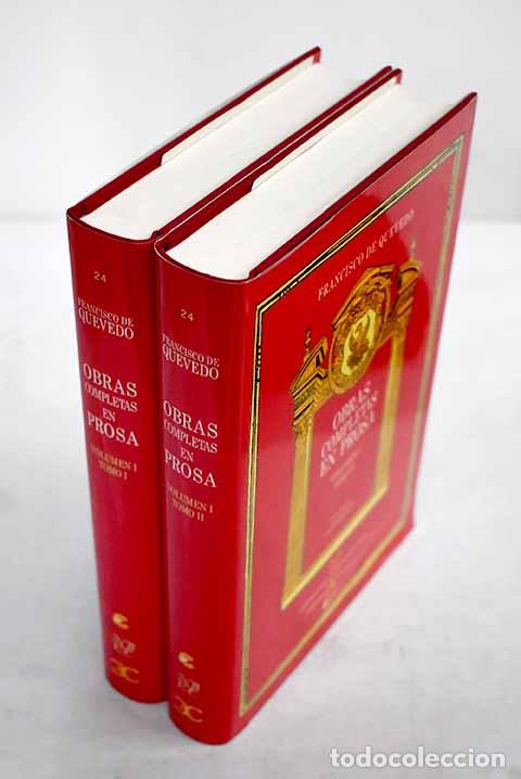 Libros: Obras completas en prosa, tomo I.- Quevedo y Villegas, Francisco de