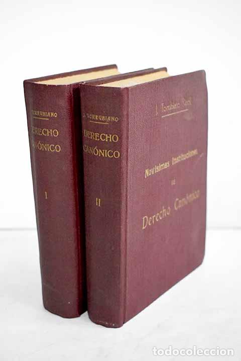 B&uuml;cher: Nov&iacute;simas instituciones de derecho can&oacute;nico.- Torrubiano Ripoll, Jaime