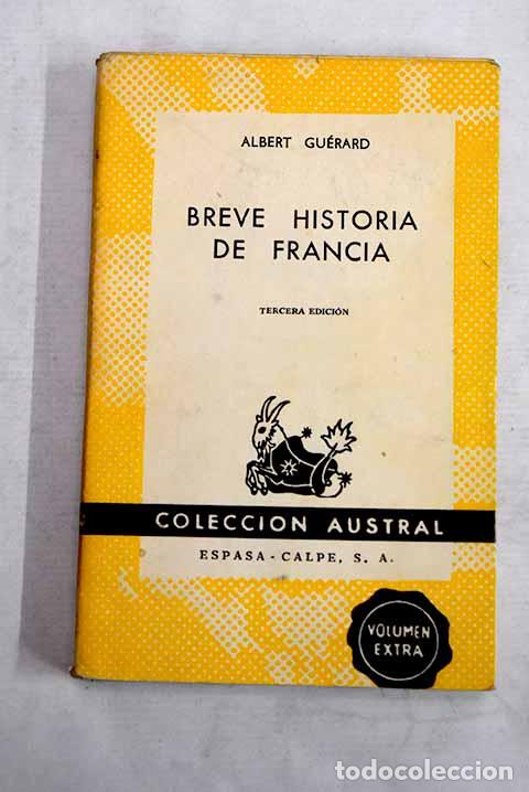 books: Breve historia de Francia.- Guerard, Albert