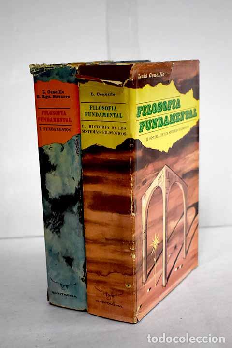 books: Filosof&iacute;a fundamental.- Cencillo, Luis