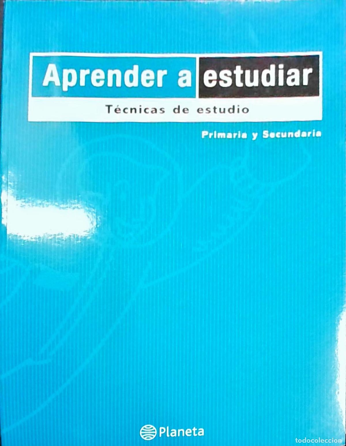 books: Aprender a estudiar: T&eacute;cnicas de estudio (Primaria y Secundaria) - Autores Varios: