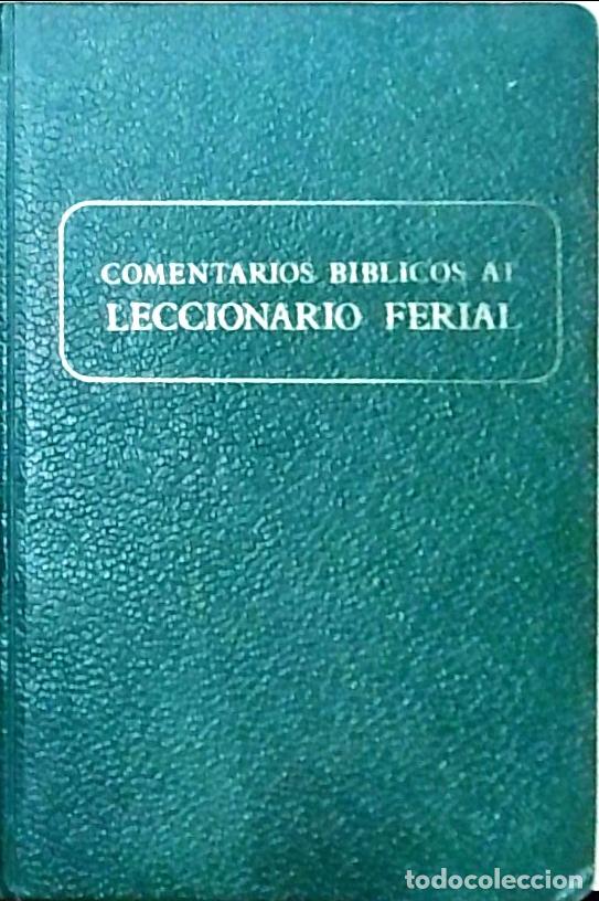 books: Comentarios b&iacute;blicos al leccionario ferial IV: Adviento, Navidad, Cuaresma, Pascua - Autores Varios: