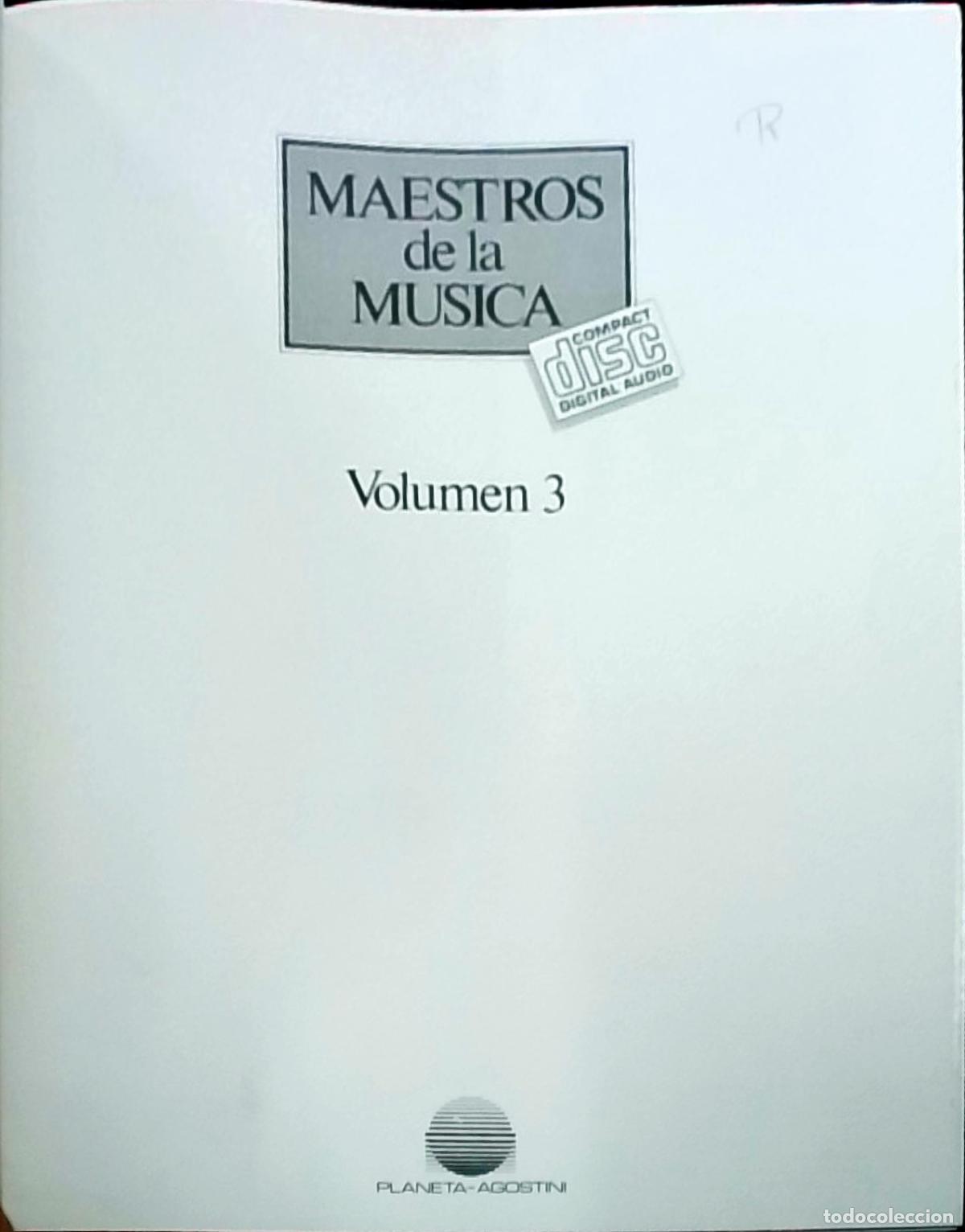 Livres: Maestros de la M&uacute;sica Volumen 3 - Autores Varios: