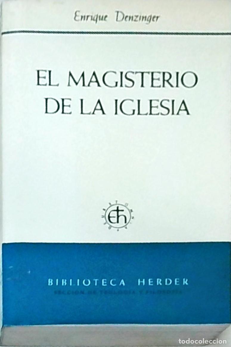 Libri di seconda mano: El magisterio de la Iglesia - DENZINGER, Enrique: