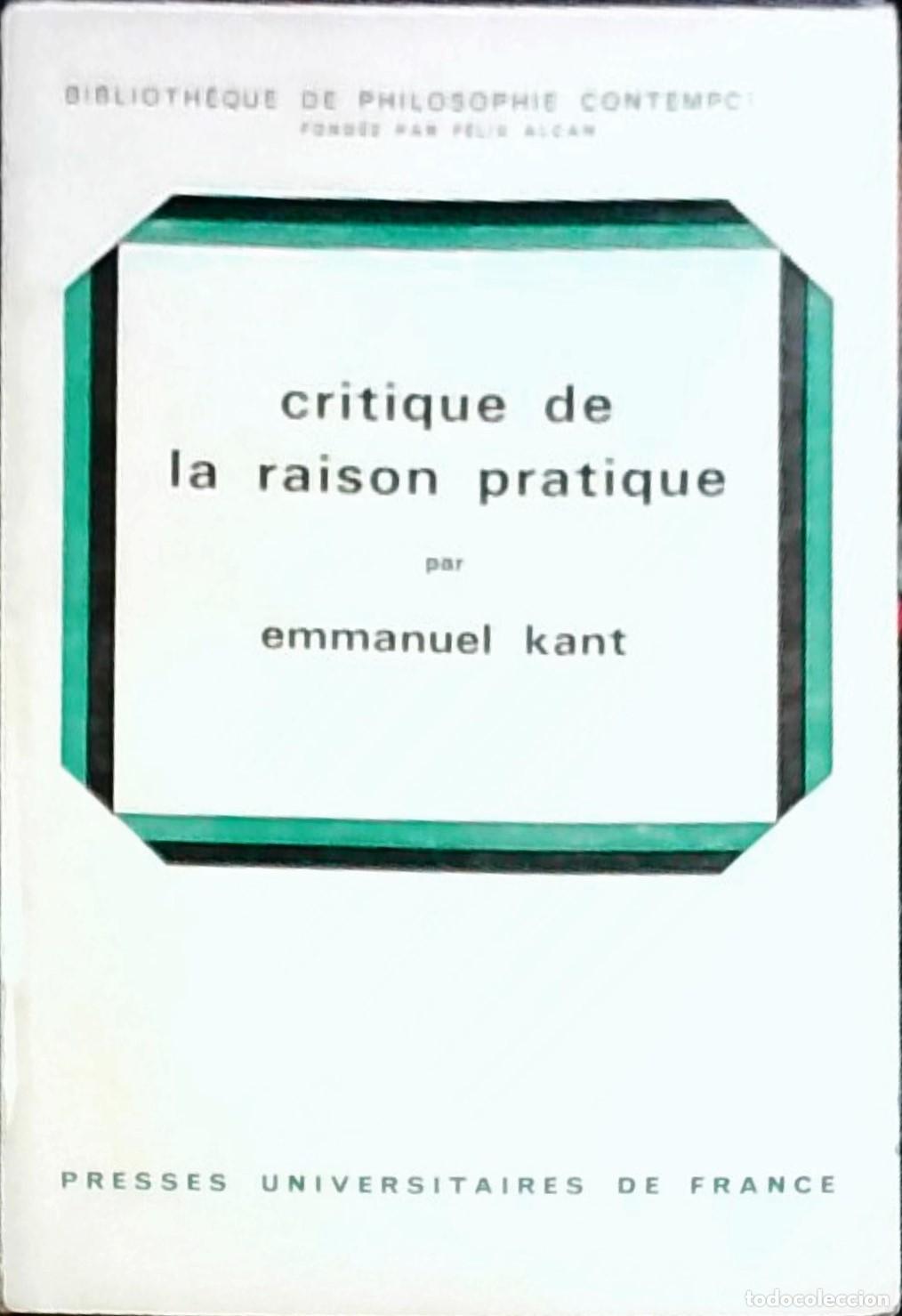 Libri di seconda mano: Critique de la raison pratique - Emmanuel Kant: