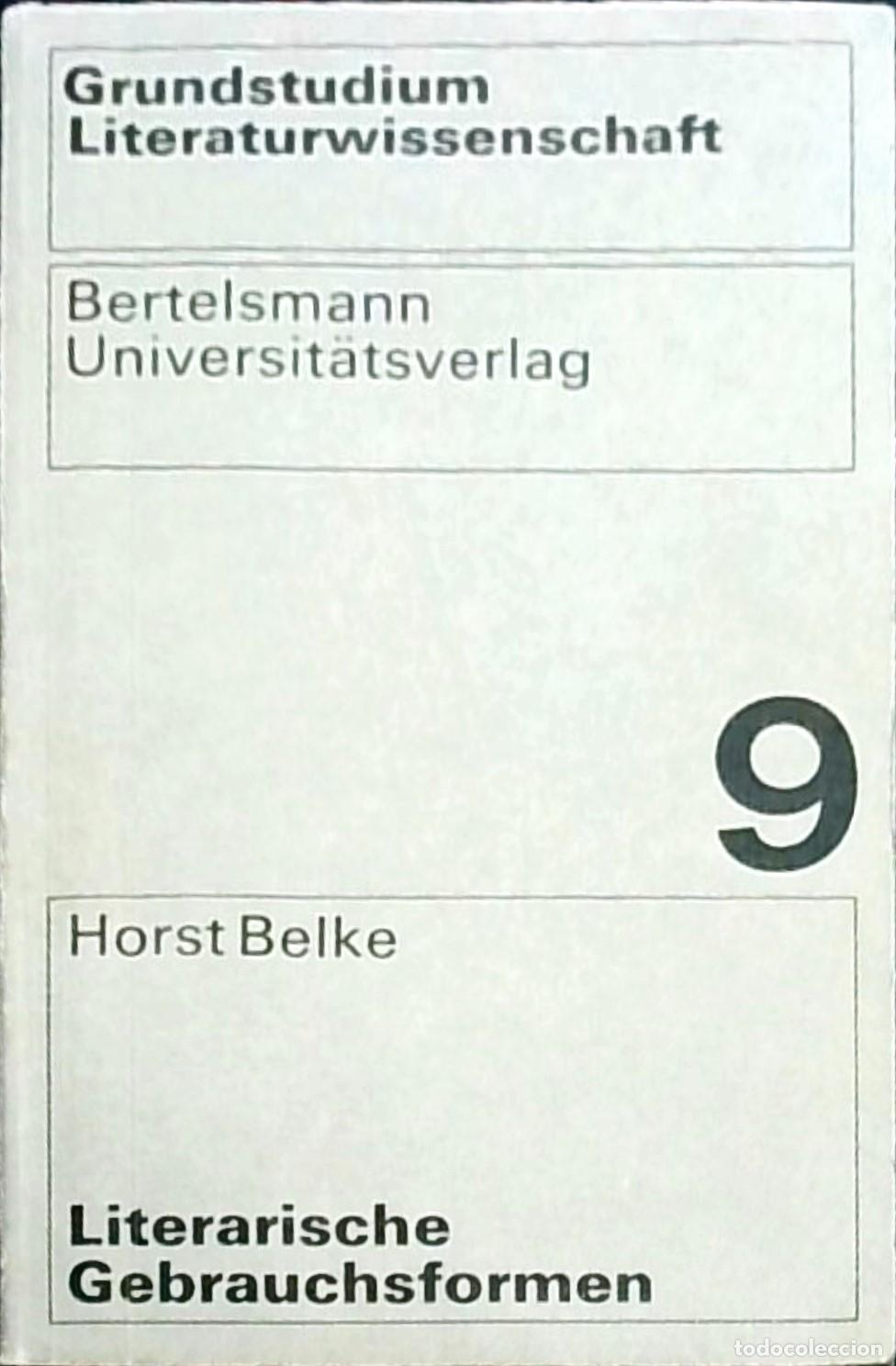 Libri di seconda mano: Literarische Gebrauchsformen - Horst Belke: