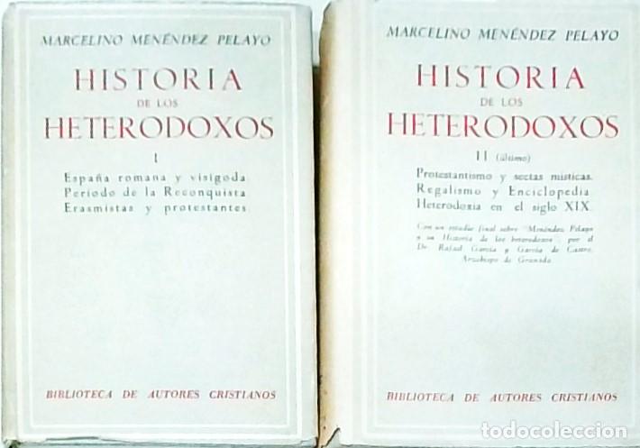 Libros: Historia de los heterodoxos espa&ntilde;oles. Tomo I: Espa&ntilde;a romana y visigoda. Per&iacute;odo de la Reconquista.
