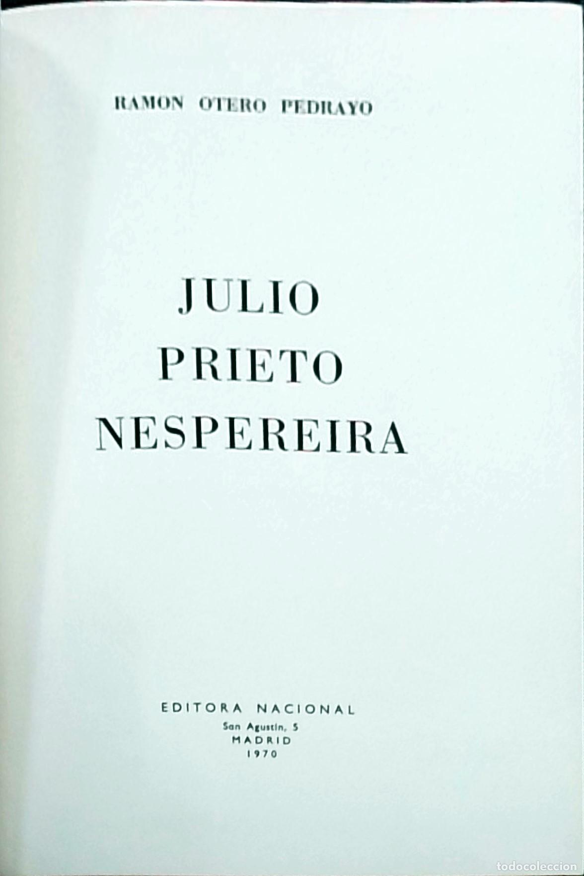 Libros: Julio Prieto Nespereira - Ram&oacute;n Otero Pedrayo: