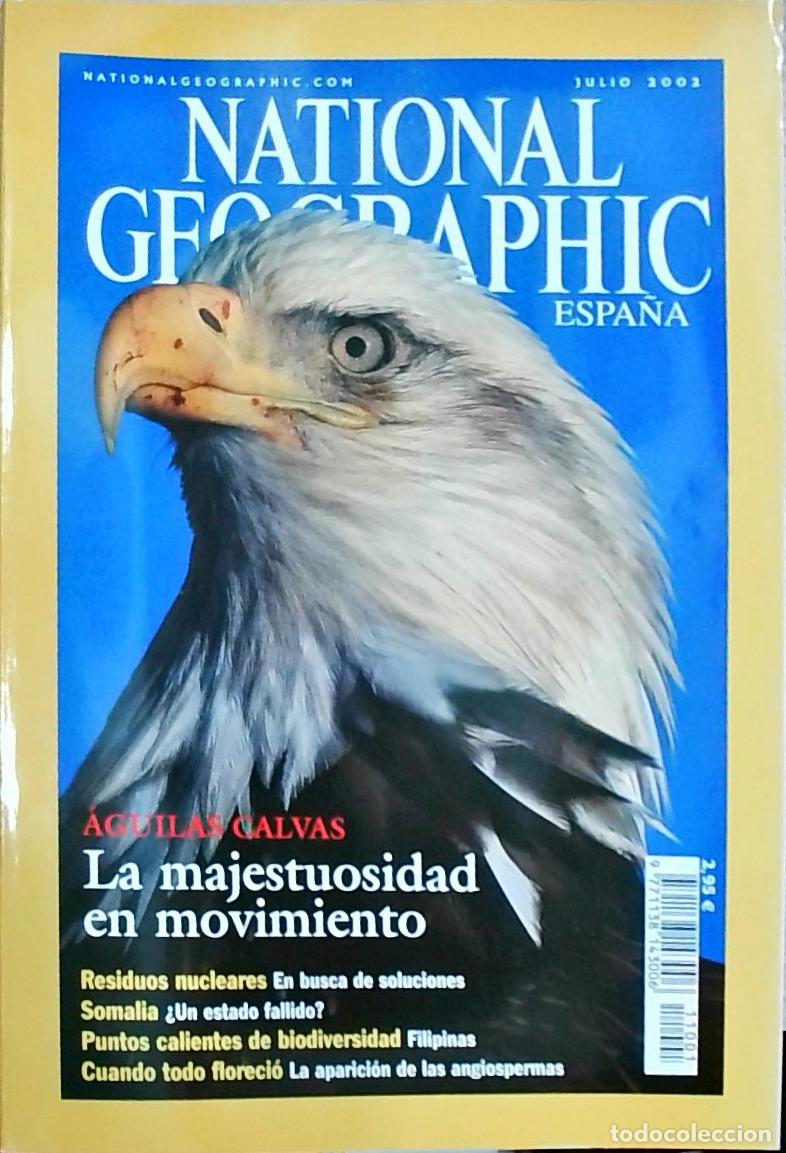 books: Nationa Geographic Espa&ntilde;a. Julio: Aguilas calvas - REVISTA: