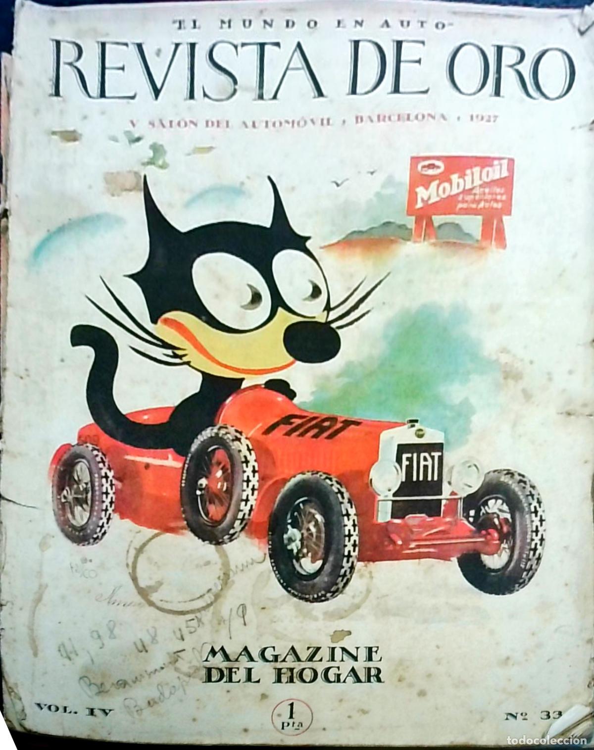 Libros: Revista de Oro y Sal&oacute;n del Autom&oacute;vil: Magazine del Hogar Vol. IV, N&uacute;m. 33 - Varios autores: