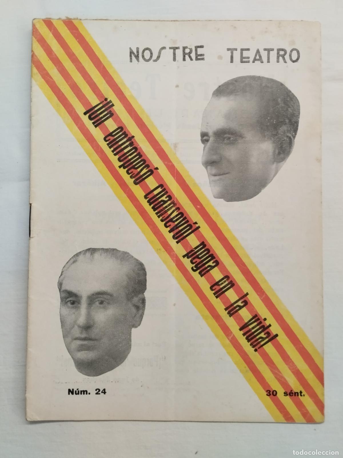books: UN ENTROPES&Oacute; CUANSEVOL PEGA EN LA VIDA. LEOPOLDO G BLAT Y FERNANDO MU&Ntilde;OZ TENDERO. NOSTRE TEATR... -