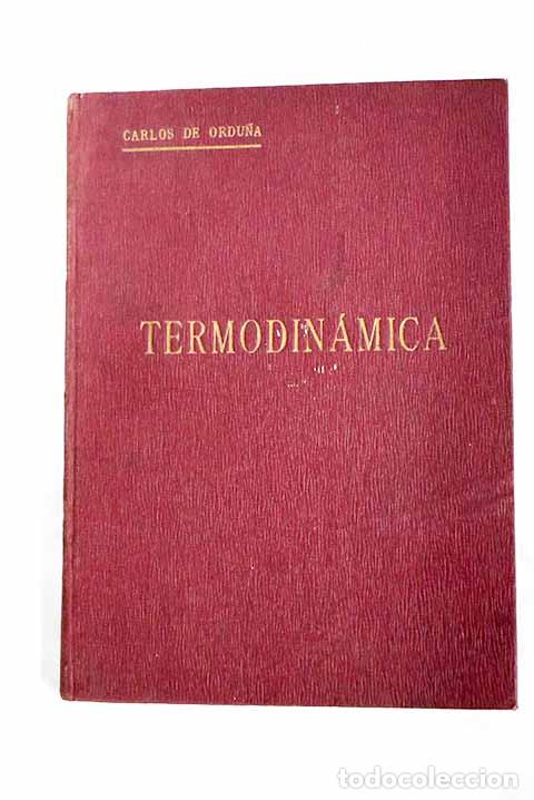 Livros em segunda m&atilde;o: Termodinamica: Ordu&ntilde;a, Carlos de.- Ordu&ntilde;a, Carlos de