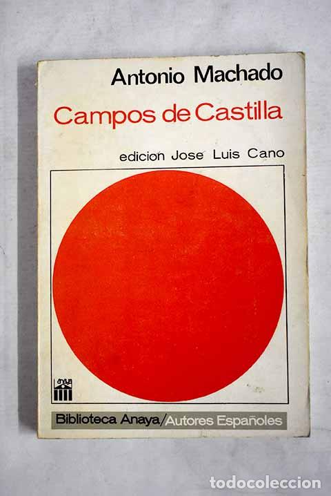 Libros: Campos de Castilla: Machado, Antonio.- Machado, Antonio - Foto 1