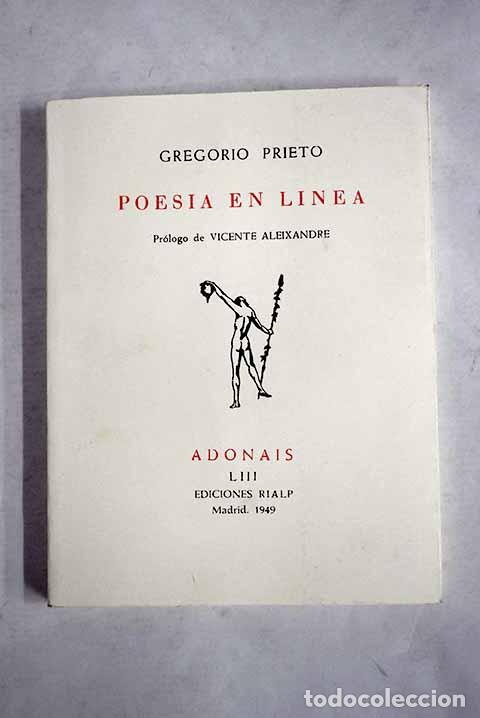 Libri di seconda mano: Poes&iacute;a en l&iacute;nea: Prieto, Gregorio.- Prieto, Gregorio