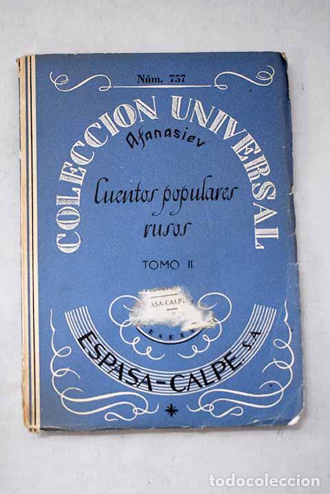 Livres: Cuentos populares rusos, Tomo II.- Afanasiev, Alexandr