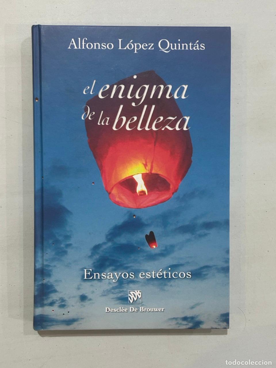 Libros: Alfonso L&oacute;pez Quint&aacute;s - El enigma de la belleza - Foto 1
