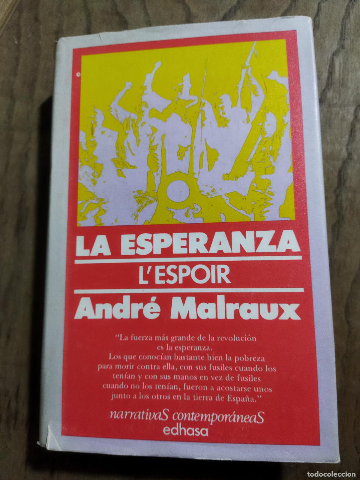 Libros: LA ESPERANZA - MALRAUX, ANDRE
