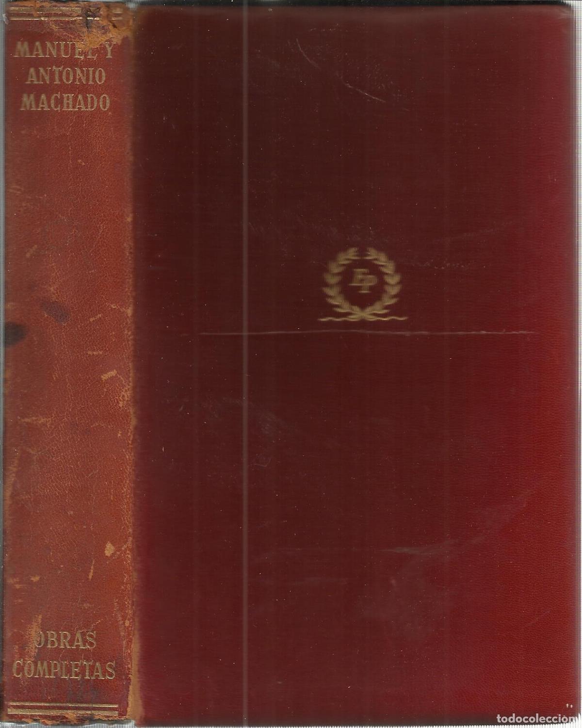 Libri di seconda mano: OBRAS COMPLETAS DE MANUEL Y ANTONIO MACHADO - MACHADO, ANTONIO