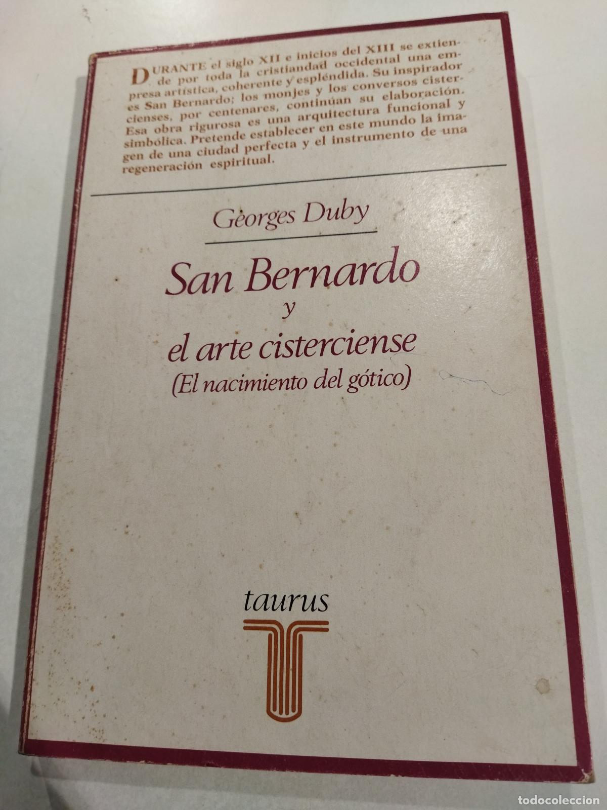 books: SAN BERNARDO Y EL ARTE CISTERCIENSE. - DUBY, GEORGES