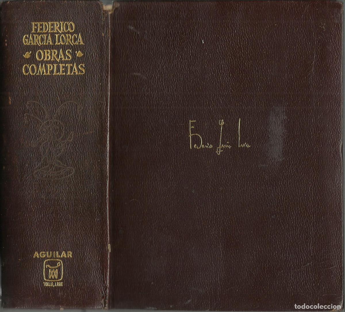 Libros: OBRAS COMPLETAS - GARC&Iacute;A LORCA, FEDERICO