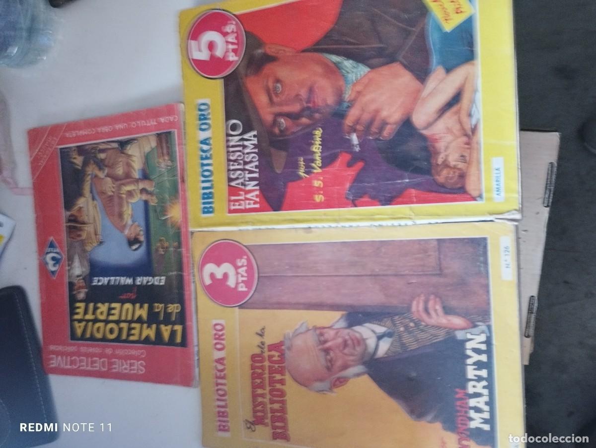 Libros: BIBLIOTECA ORO -2 VOLUMENES + 1 SERIE DETECTIVES