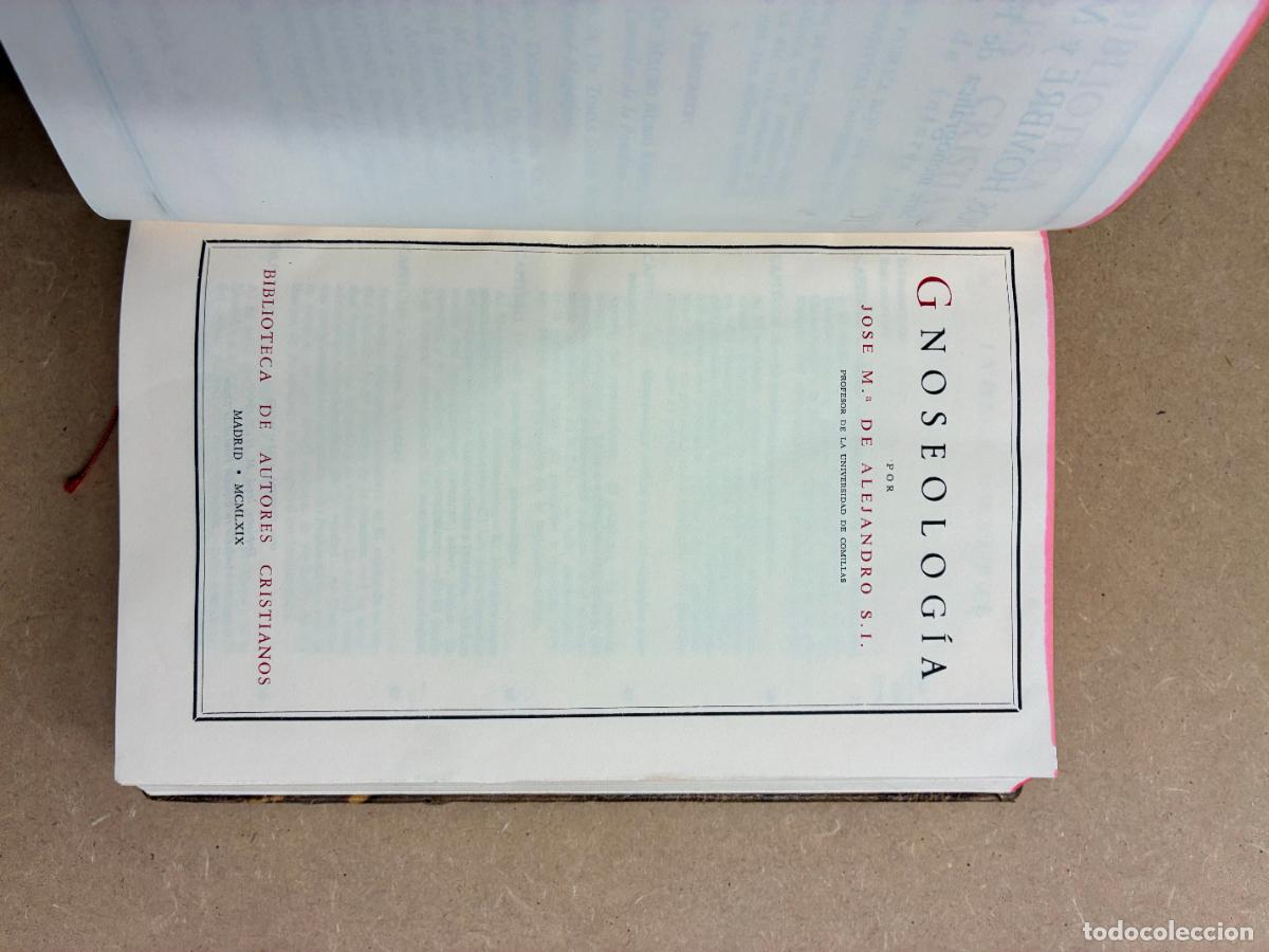 Libros: GNOSEOLOG&Iacute;A. - JOS&Eacute; M&ordf; DE ALEJANDRO.