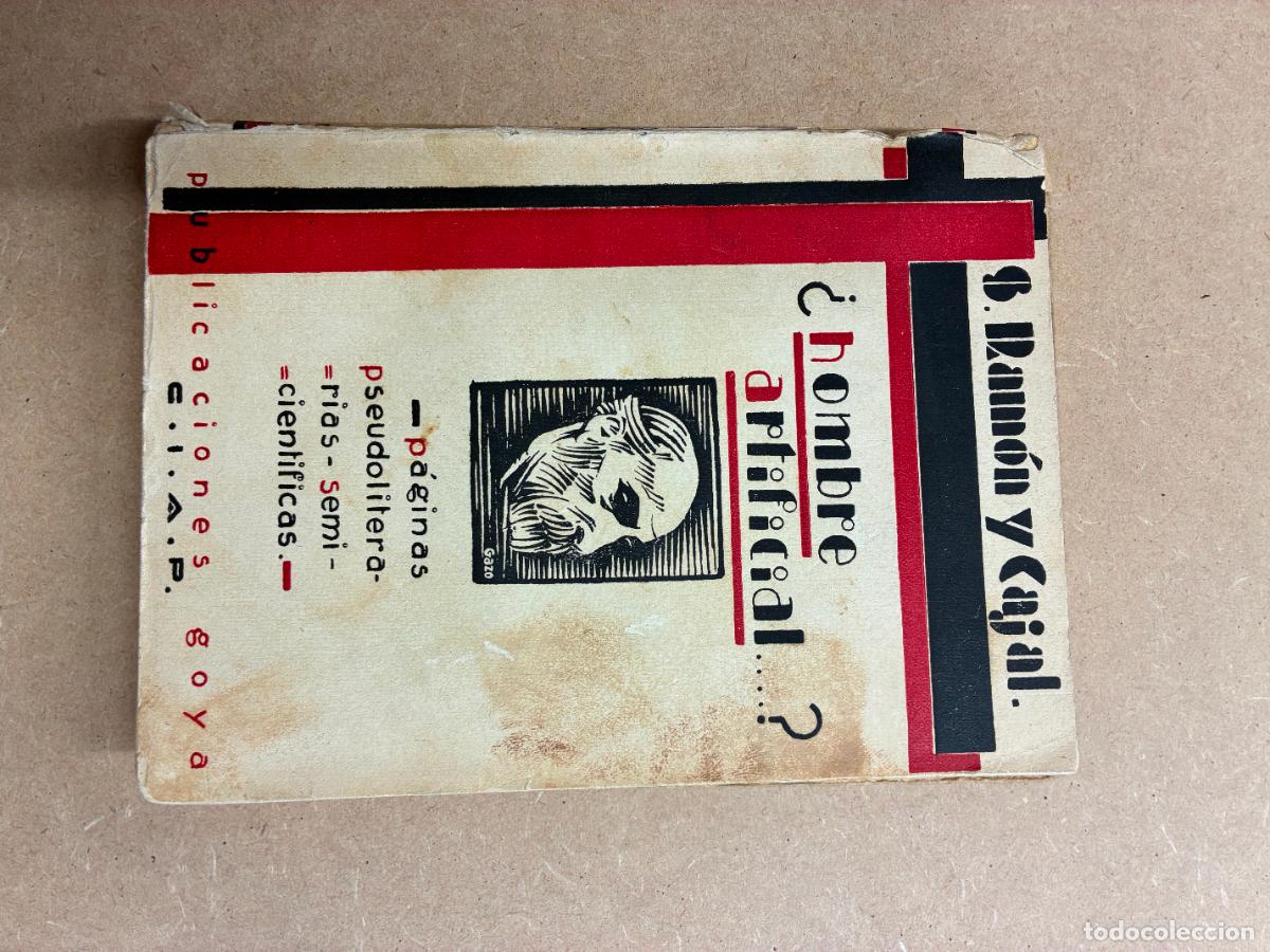 Libros: &iquest;HOMBRE ARTIFICIAL?. P&Aacute;GINAS PSEUDOLITERARIAS-PSEUDOCIENT&Iacute;FICAS. (1&ordf; EDICI&Oacute;N). - SANTIAGO RAM&Oacute;N Y CA