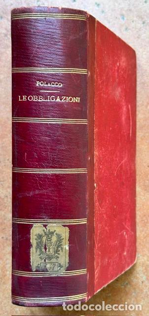 Libros: LE OBBLIGAZIONI NEL DIRITTO CIVILE ITALIANO. Vol. I (Unico pubblicato): Generalit&agrave; - Elementi c... -